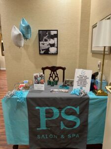 welcome table at f