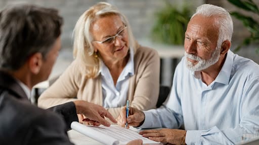 senior couple meeting with an elder law attorney senior couple meeting with an elder law attorney