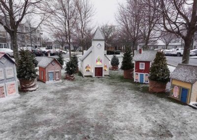 Creating Holiday Magic: StoneRidge Senior Carpenters Bring Nordic Village to Life