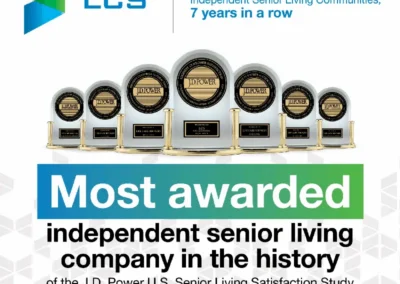 StoneRidge’s Management Company stays on top as J.D. Power’s most-awarded senior living provider in the annual Senior Living Satisfaction Study