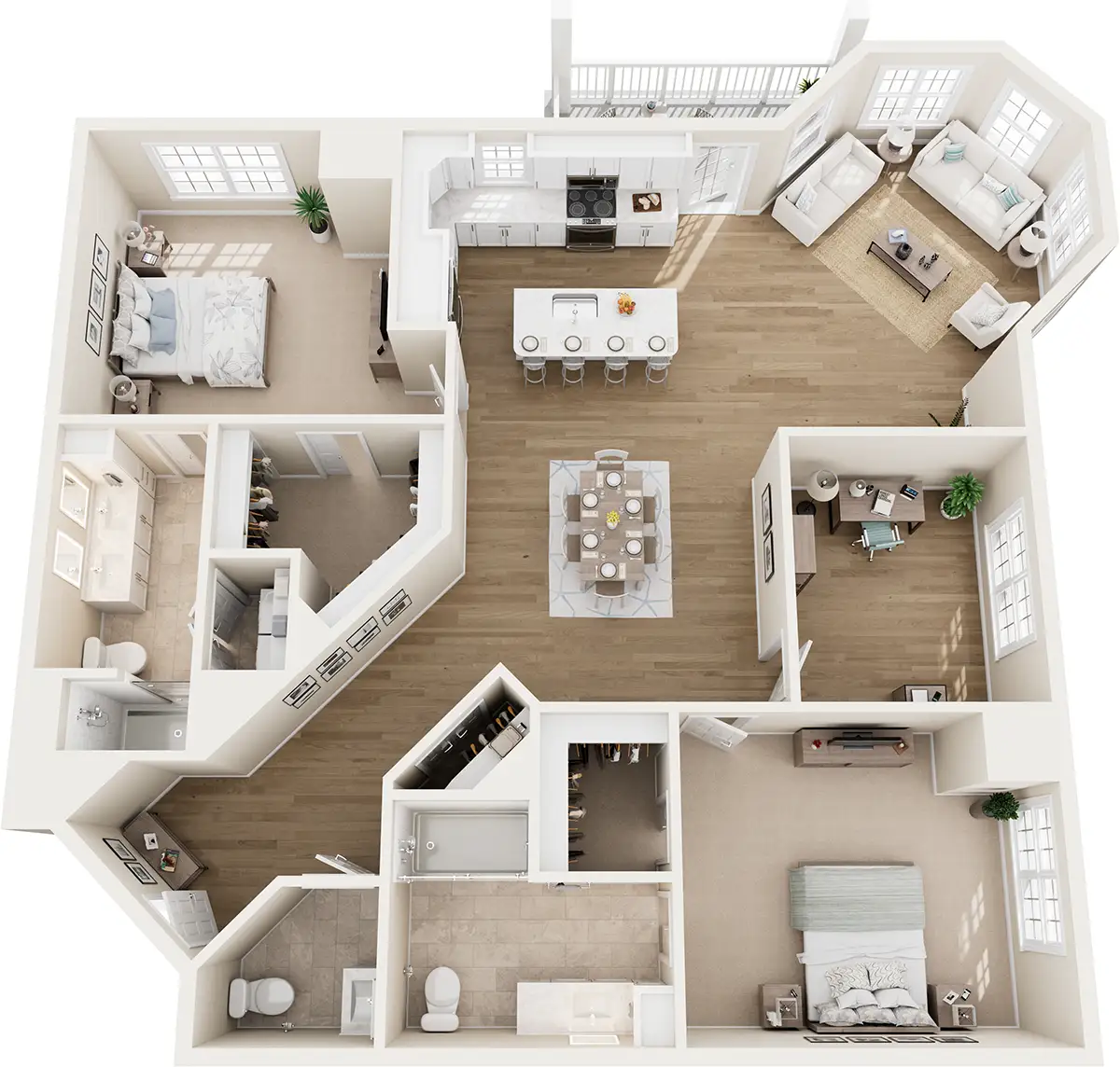 StoneRidge Expansion_2BR End_Den_Stowe (1)